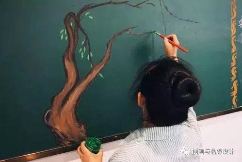 黑板画网红,揭秘校园涂鸦背后的故事