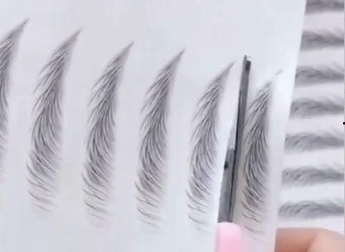 网红6金叶的眉毛怎么画